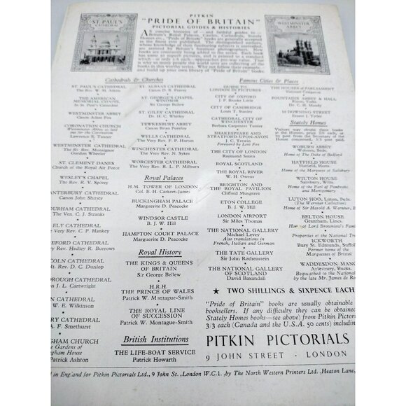 PIctorial History of Buckingham Palace The Queens London Home Vintage Pamphlet - Picture 9 of 11